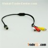 BR-AY48M 4pin Male Shift To RCA For Video And Audio And DC