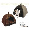 Soft Fabric Plush Fur Pet Dog House