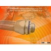 Delikon heavy series over braided flexible conduit and braided conduit fittings for automation and p