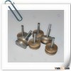 Metal bond diamond mounted wheel for grinding auto rearview mirror