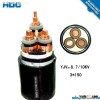 21/35kv XLPE insulated PVC sheath powe cable