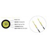 spiral pipe armored temperature sensing optical fiber cable