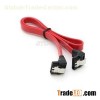 SATA 7pin 90 Degree To 90 Degree With Up Angle Latch Red