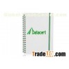 Custom spiral composition book with elastic band