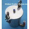 Red Glue / Solder Past Dispensing Pressure Vessel 5L Stainless Steel Pressure Container