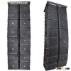 dual 12'' 3 way line array speaker