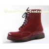 Red Size 12 Water Proof Womens Rain Boots Mid - Calf Lace Up For Walking