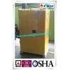90 GAL Grounding Hazardous Waste Storage Cabinets For Flammable Materials Goods