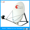 Ku Band 60cm / 75cm / 80cm / 90cm Offset Satellite Dish Antenna For Tv