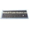 Mini washable IP65 static industrial trackball keyboard with FN keys metallic keyboard