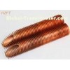 Heat Conductive Flexible Extruded Fin Tube for Tankless Water Heater / Low Fin Tubes