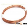Smooth Coating Bronze Coated 0.8% Sn Tyre Bead Wire for Motorcycles 1496N / 50mm 0.95mm