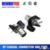 75ohm bnc jack female connector, bnc adapter, R/A black plastic housing connector