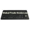 24 function key panel mount keyboard with trackball for military / industrial