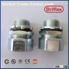 Color zinc plated steel angle hose connector