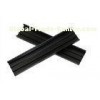 CNC Black Drawbench Aluminum 6061 / 6005 Extrusions For Electronics Product Shell