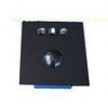 Black Industrial Trackball Pointing Device / kiosk trackball abrasion - resistant