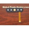 Waterproof PC Embossed Flexible Membrane Switch 3M467 & 3M468 Adhesive , 100M