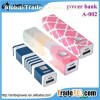 Aluminium Lipstick Portable Power Bank 2600mah