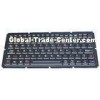 illuminated IP65 dynamic ruggedized silicone industrial 83 key keyboard for military