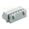 Angled Female 16A 15A MCS Connector With Snap-in Mounting Feet