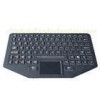 89 key Silicone Sealed & ruggedized keyboard with touchpad , optional trackball