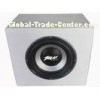 10 Inch Powered Subwoofer Enclosure , Mid Range Speaker Enclosure Painted