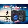 Plastic Bluetooth Portable PA Speakers 12 Inch Remote Control