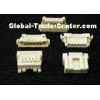 Yellow PCB Connectors Wire To Board , 6 Pin Connector Single Row Housing