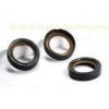 NBR / VITON / ACM Black Rubber Oil Seals With Moly Filled PTFE 312126