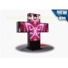 Asynchronous Control Cross Programmable LED Sign , 2 Side 3D LED Video Display Panels
