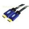 Blue Hdmi Cables 1.4 Golden Plated 19 Pin 5m , 20ft , Customized