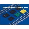 Wire Connector Terminals 2.54mm Pitch Brass Tin-Plated / Gold-Flash