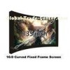 Clear Picture 135 Inch 16 9 projection screen For Hd 3d Projectors