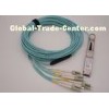 Fiber Optical Cable 8LC QSFP+ Module 100M  SR4 3m Breakout Pigtail