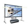 Backyard Cinema 200'' 16 9 Projection Screen , Portable Presentation Screen Workshop
