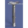 Self Service Silver Phone Charging Vending Machine Solar / Wind Energy