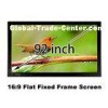 HD 3D Projector Screen 92 Inch Flat Projection Screen 1140 x 2030mm