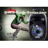 Mobile Amplified PA Speaker Waterproof , 8 PA Speakers With Led Lights