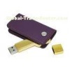 Customized Book Shaped Leather USB 2.0 Flash Drive For Business Gift