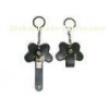 Promotion Gift Leather USB Flash Drive Keychain Cute Butterfly Shaped