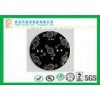 Round LED Board 1.2mm Aluminium pcb black  solder mask white  legend