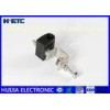Plastic Through Type Feeder Cable Clips Black For 1/4" Feeder Cable Telecom Tower