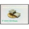 Industrial Square Neodymium Block Magnets , N45 / N48 Plastic Coated Magnets