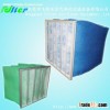 Synthetic fiber pocket filter