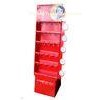 Shop Lip Gloss Cardboard Hook Display Stands Recyclable Glossy Varnishing