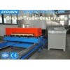 Metal Surface Glass Wool & PU Sandwich Panel Machine with Non - stop Cutting