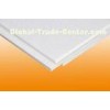 Heat Insulation Fiberglass Ceiling Board / Tiles Sound Absorption 15mm Thickness