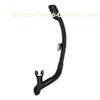 Bendable Silicone Black PU Dry Snorkel / Diving Snorkel Set for Adult
