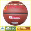 Soft PU Laminated Basketball multi colors , Nylon round official basketball ball